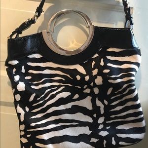 Ann Taylor Zebra print Handbag